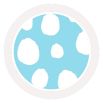 Light Blue Dino Bambus-Haarband mit Schleife